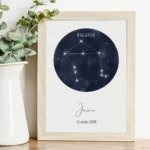 affiche naissance personnalisée