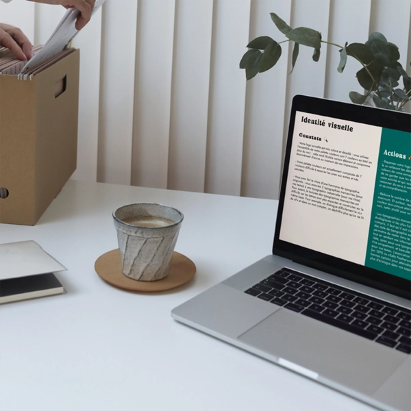accompagnement graphique identité de marque entrepreneure