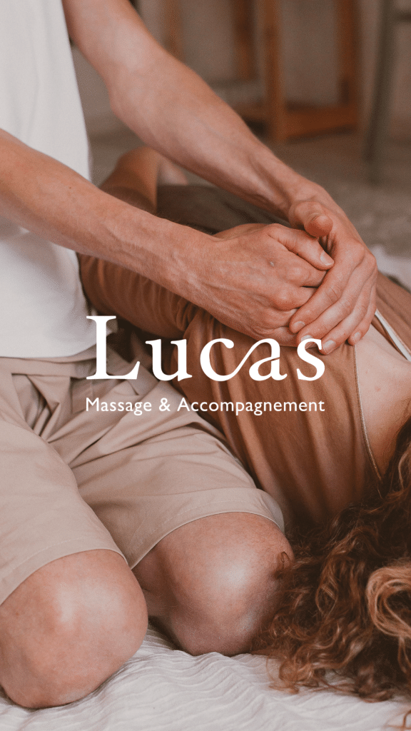 Lucas masseur identité visuelle et branding stratégique