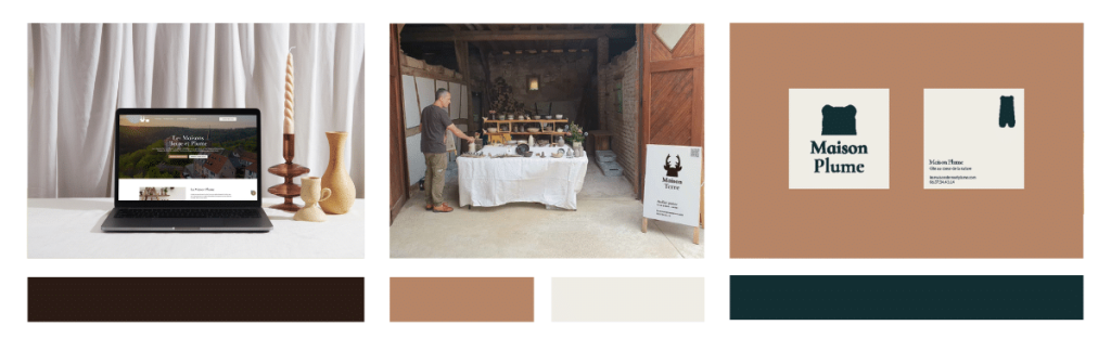 maisons terre plume direction artistique stratégie de marque